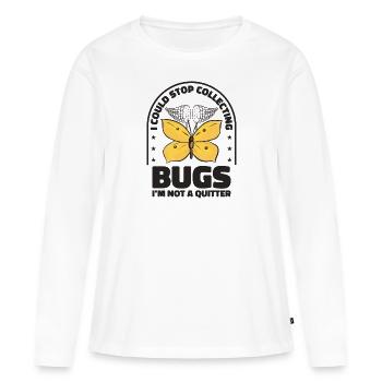 Bug Nature Bug Collector Insects Bug Catcher - Women's Premium Organic Long Sleeve Shirt - white - Front - Julia (174cm)