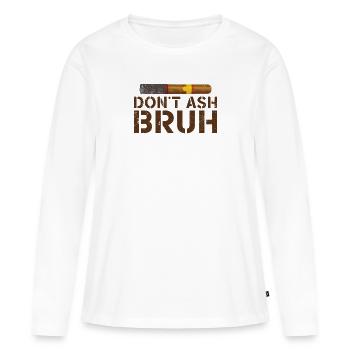 Fumeurs de cigares Fumeurs de cigares - T-shirt manches longues Premium bio Femme - blanc - Devant - Julia (174cm)