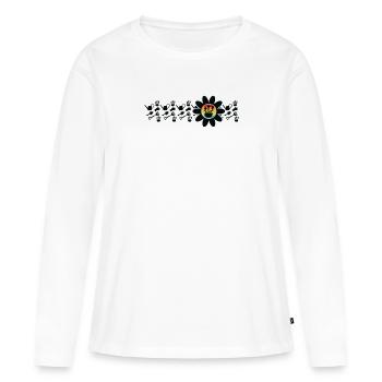 jardinage, plantes, jardinier, botanique, botanique - T-shirt manches longues Premium bio Femme - blanc - Devant - Julia (174cm)