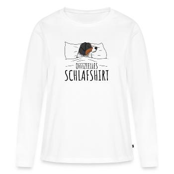 Australian Shepherd - Frauen Premium Bio Langarmshirt - Weiß - Vorne - Julia (174cm)