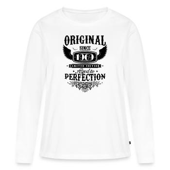 Perfection 1969 -55th Anniversary,Original - Women's Premium Organic Long Sleeve Shirt - white - Front - Julia (174cm)