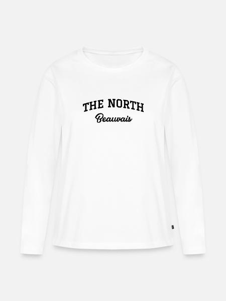 DAS NORD-Beauvais - Frauen Premium Bio Langarmshirt - Weiß
