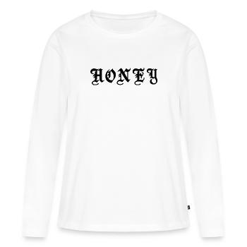 Staaten - Frauen Premium Bio Langarmshirt - Weiß - Vorne - Julia (174cm)