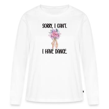 Cadeau de danseuse de ballet ballerine danseuse de ballet - T-shirt manches longues Premium bio Femme - blanc - Devant - Julia (174cm)