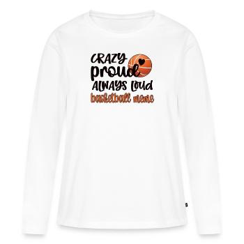 Meme Oma Von Basketballspieler Basketball Meme - Frauen Premium Bio Langarmshirt - Weiß - Vorne - Julia (174cm)