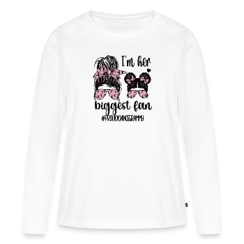 Proud Dance Grammy Grandma Par Dancer Dance Grammy - T-shirt manches longues Premium bio Femme - blanc - Devant - Julia (174cm)
