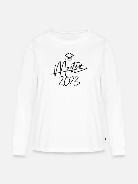 Master 2023 - Frauen Premium Bio Langarmshirt - Weiß