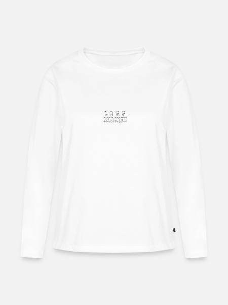 Lass Knacken 2 - Frauen Premium Bio Langarmshirt - Weiß