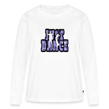 Danser Dance - T-shirt manches longues Premium bio Femme - blanc - Devant - Julia (174cm)