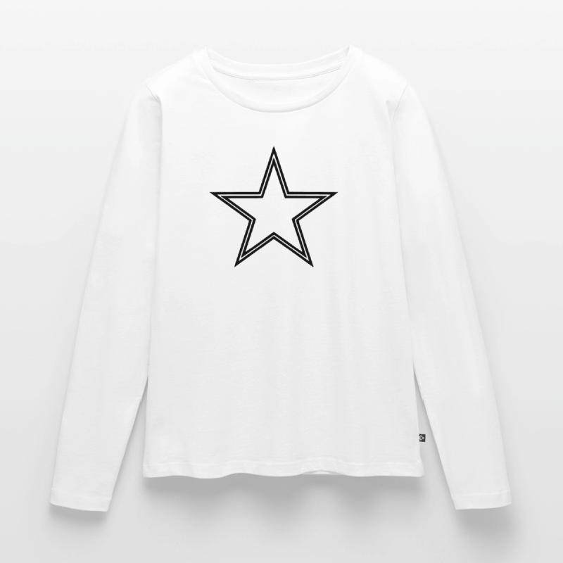 binary star Women's Premium Organic Long Sleeve Shirt