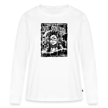 Out of control - Women's Premium Organic Long Sleeve Shirt - white - Front - Julia (174cm)
