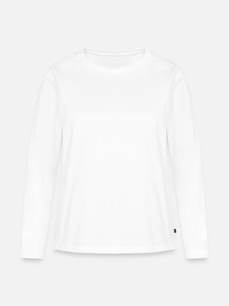 shisha - Frauen Premium Bio Langarmshirt - Weiß