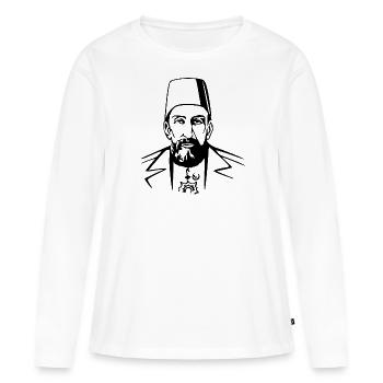 Osmanli Abduellhamid han - Women's Premium Organic Long Sleeve Shirt - white - Front - Julia (174cm)