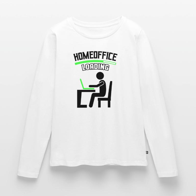 Work Office Home Office Loading Women's Premium Organic Long Sleeve Shirt