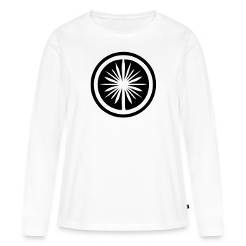 Lemon - Women's Premium Organic Long Sleeve Shirt - white - Front - Julia (174cm)