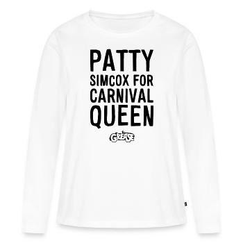 Grease Patty Simcox For Carnival Queen - Women's Premium Organic Long Sleeve Shirt - white - Front - Julia (174cm)