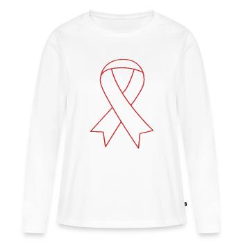 Aneurysm Brain - Women's Premium Organic Long Sleeve Shirt - white - Front - Julia (174cm)