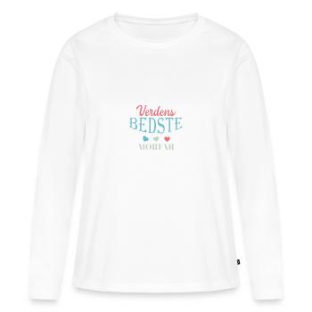 Meilleurs papy samers du monde - T-shirt manches longues Premium bio Femme - blanc - Devant - Julia (174cm)