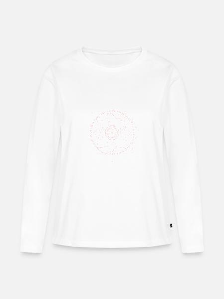 Yoga Namaste - Frauen Premium Bio Langarmshirt - Weiß