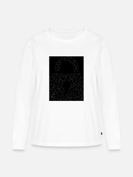 schlüssel - Frauen Premium Bio Langarmshirt - Weiß