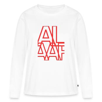 Alaaf Stlye - Frauen Premium Bio Langarmshirt - Weiß - Vorne - Julia (174cm)
