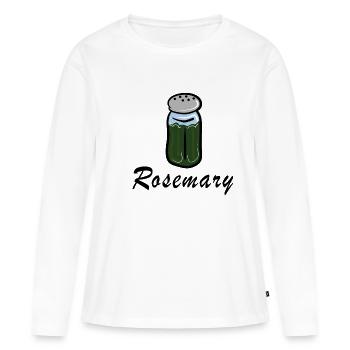 Rosemary shaker - Frauen Premium Bio Langarmshirt - Weiß - Vorne - Julia (174cm)