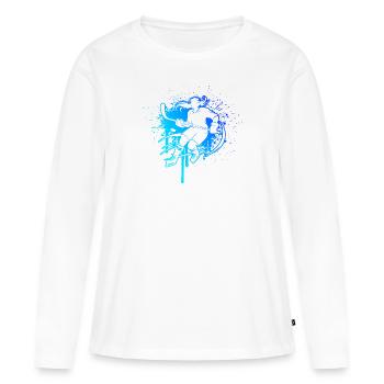 Hockey Hockey Play Hockey Players - Women's Premium Organic Long Sleeve Shirt - white - Front - Julia (174cm)