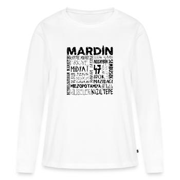 Mardin 47 Türkei - Frauen Premium Bio Langarmshirt - Weiß - Vorne - Julia (174cm)