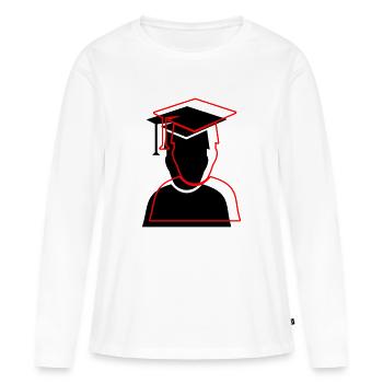 Student Diploma 2 - Women's Premium Organic Long Sleeve Shirt - white - Front - Julia (174cm)