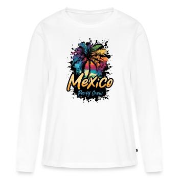 Mexico Party Crew Vacation - Women's Premium Organic Long Sleeve Shirt - white - Front - Julia (174cm)