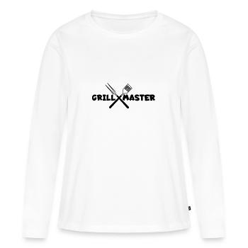 Meistergrill grill master grill grillbesteck - Frauen Premium Bio Langarmshirt - Weiß - Vorne - Julia (174cm)