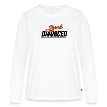 Divorce Séparation Mariage Ex Partie au divorce - T-shirt manches longues Premium bio Femme - blanc - Devant - Julia (174cm)