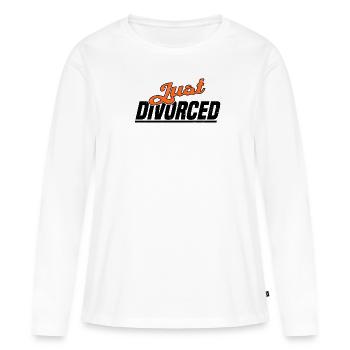 Divorce Séparation Mariage Ex Partie au divorce - T-shirt manches longues Premium bio Femme - blanc - Devant - Julia (174cm)