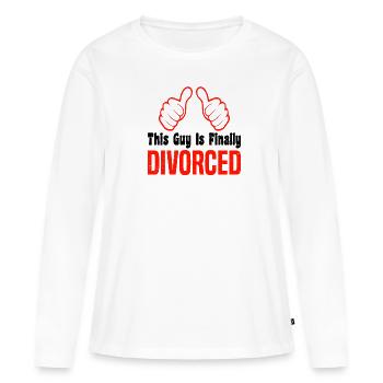 Divorce Séparation Mariage Ex Partie au divorce - T-shirt manches longues Premium bio Femme - blanc - Devant - Julia (174cm)