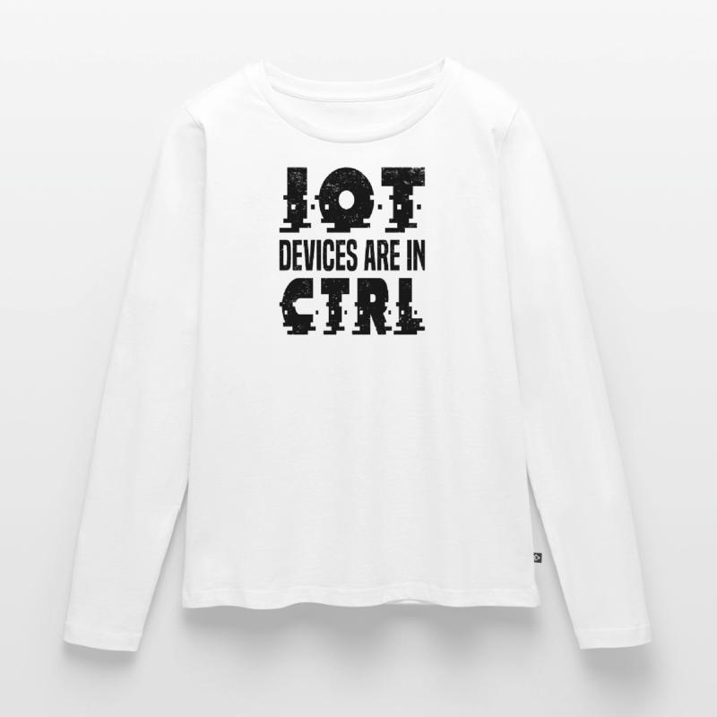 Internet Des Objets IOT Programmeur Admin IT T-shirt manches longues Premium bio Femme