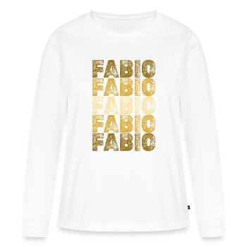 Roots Fabio - Women's Premium Organic Long Sleeve Shirt - white - Front - Julia (174cm)