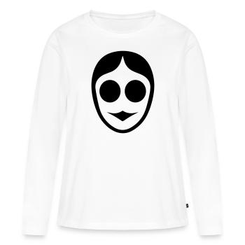 clown - T-shirt manches longues Premium bio Femme - blanc - Devant - Julia (174cm)