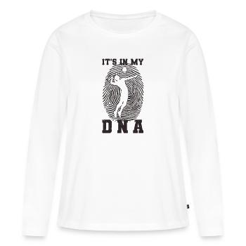 volley-ball - T-shirt manches longues Premium bio Femme - blanc - Devant - Julia (174cm)