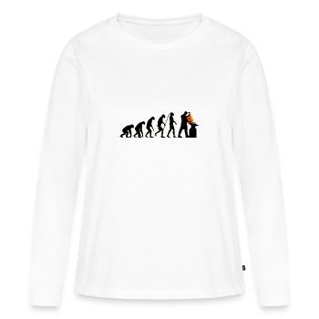 Farrier Evolution - Women's Premium Organic Long Sleeve Shirt - white - Front - Julia (174cm)