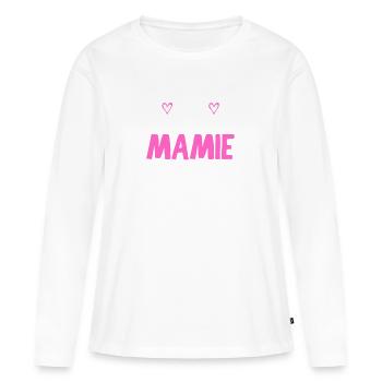 THIS WONDERFUL GRANNY BELONGS TO PERSONALIZED - Women's Premium Organic Long Sleeve Shirt - white - Front - Julia (174cm)
