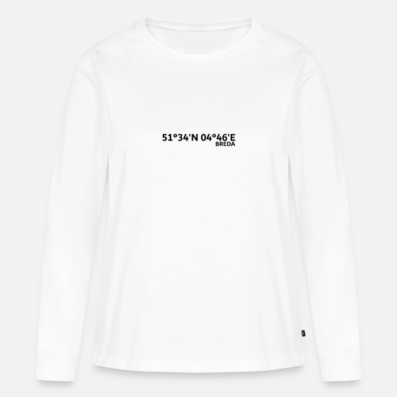 Breda Coordinates - Women's Premium Organic Long Sleeve Shirt - white