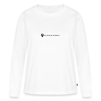 Frankfurt am Main coordinates - Women's Premium Organic Long Sleeve Shirt - white - Front - Julia (174cm)