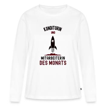 Employee of the Month Confectioner Confectioner Woman - Women's Premium Organic Long Sleeve Shirt - white - Front - Julia (174cm)