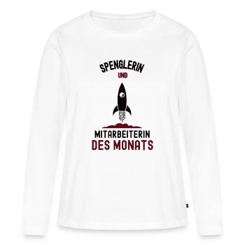 Employee of the Month: Spenglerin Spengler - Women's Premium Organic Long Sleeve Shirt - white - Front - Julia (174cm)