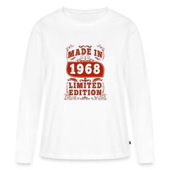 1968 Birthday 1968 Born In 1968 Birthday - Women's Premium Organic Long Sleeve Shirt - white - Front - Julia (174cm)