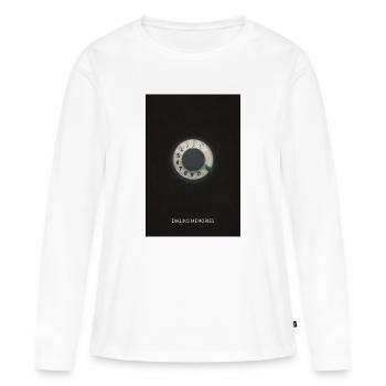 Dialing Memories – Vintage Telefon - Frauen Premium Bio Langarmshirt - Weiß - Vorne - Julia (174cm)