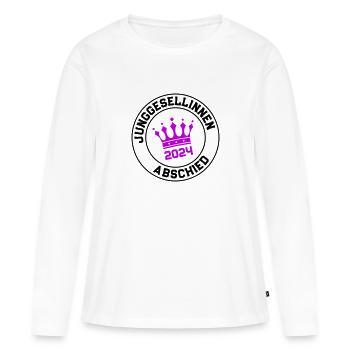 Bachelorette Party 2024 Bachelorette Party - Women's Premium Organic Long Sleeve Shirt - white - Front - Julia (174cm)