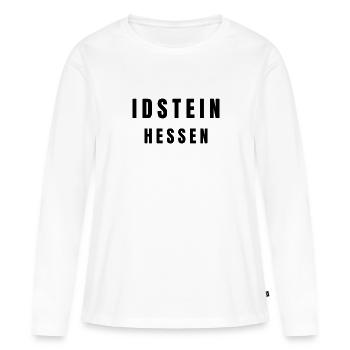 Idstein, Hesse - T-shirt manches longues Premium bio Femme - blanc - Devant - Julia (174cm)