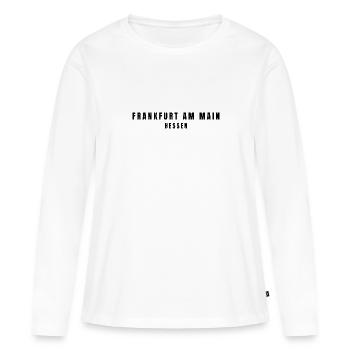 Frankfurt am Main, Hesse - Women's Premium Organic Long Sleeve Shirt - white - Front - Julia (174cm)