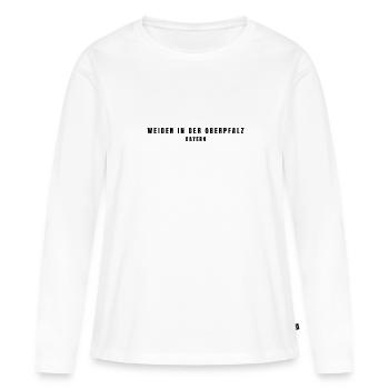Weiden dans le Haut-Palatinat, Bavière - T-shirt manches longues Premium bio Femme - blanc - Devant - Julia (174cm)